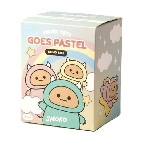 Smoko Pastel Hank Yeti Blind Box Bag Charm Toy Collectable 15Y+ Assorted