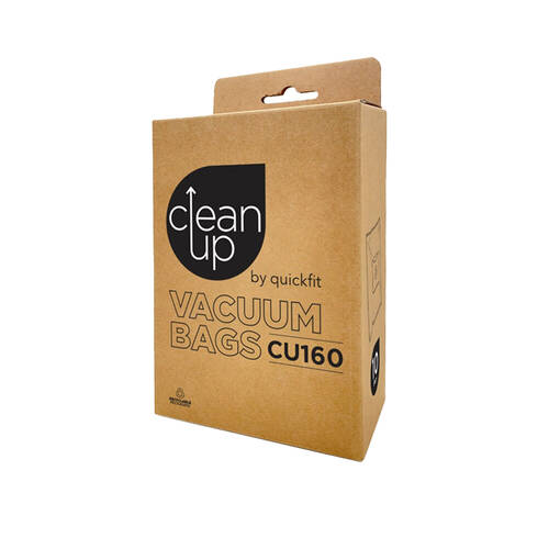 10pc CleanUp CU160 Vacuum Bags for Peak Performance Durable