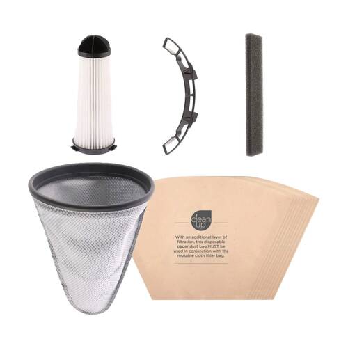 CleanUp CU65K Service Kit for Pac Vac Backpack Filter HEPA Dust Bags 