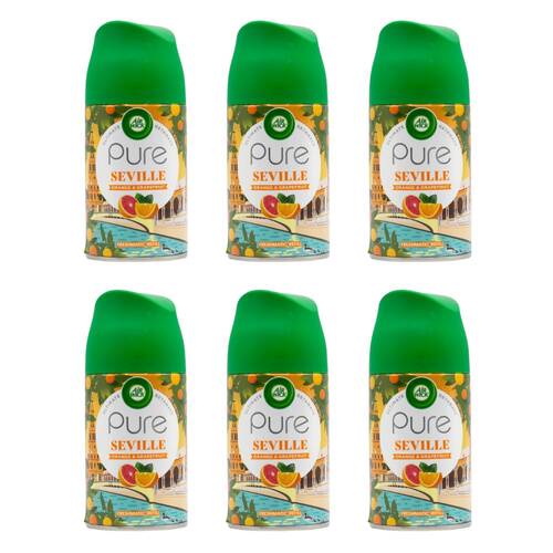 6PK Air Wick 159g Air Freshener Refill Seville Orange/Grapefruit