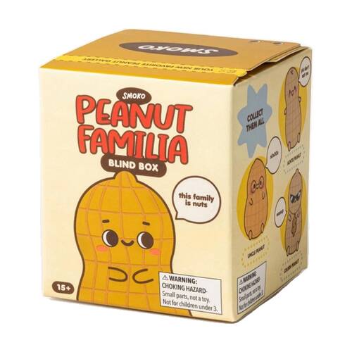 Smoko Peanut Familia Blind Box Toy Collectable Figurine 15Y+ Assorted