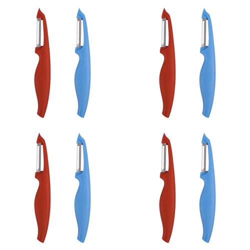 4PK Appetito Comfort Grip Peeler Home Kitchen Cooking Tool Assorted