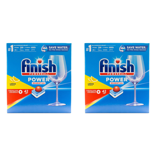 84pc Finish Dishwasher Tablets w/ Powerball Lemon Sparkle