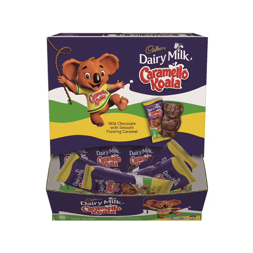 72pc Cabury Dairy Milk 15g Caramello Koala