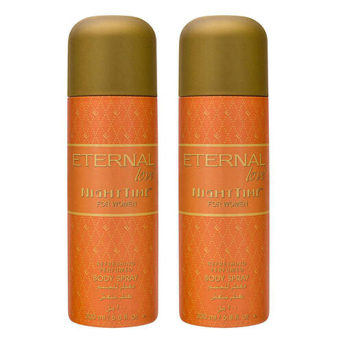 2PK Eternal Love 200ml Night Time Body Spray Perfume For Women