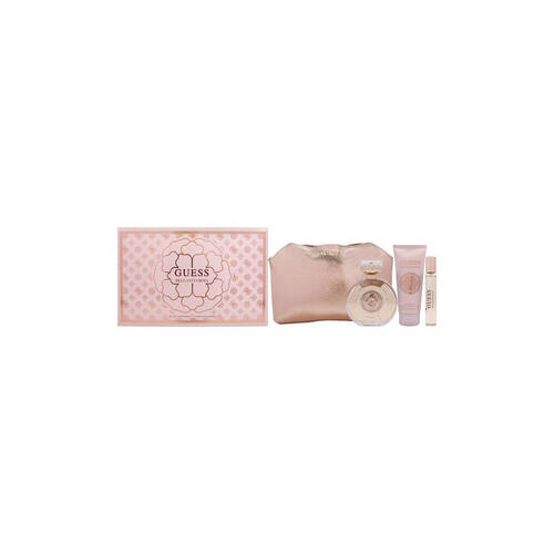 4pc Guess Bella Vita Rosa 100ml EDT 15ml Spray 100ml Body Lotion & Bag