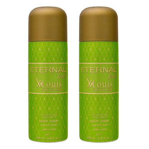 2PK Eternal Love 200ml Body Spray Fragrance X-Louis For Women
