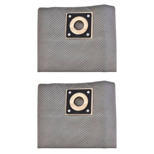 2PK Pullman AS4 15L Reusable Cloth Bag for Vacuum Cleaner Durable Fabric Grey