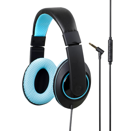 Kensington Over-Ear Headphones w/ Inline Mic/Volume - Con Blue