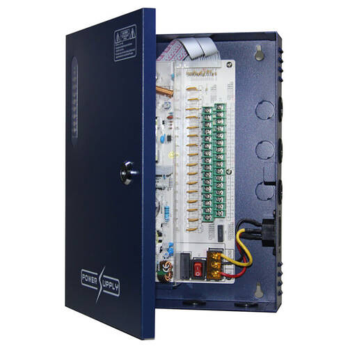 Doss 18-WAY 12V DC 20A Power Supply Wall Mount Box w/ PFC Surge Protection