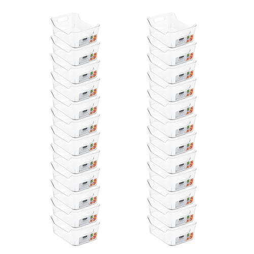 24PK Boxsweden Crystal Food Storage Container 20x14cm Small - Clear