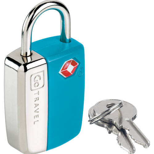 Go Travel Glow TSA Secure Key Padlock - Blue
