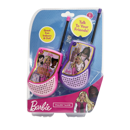 2pc Barbie Walkie Talkie Radio Kids/Children Handheld Toy Assorted 5y+