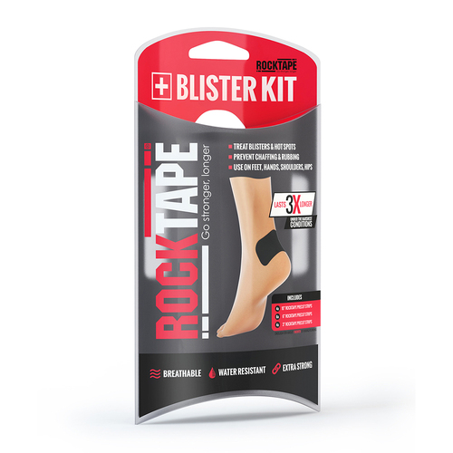 Rocktape Water Resistant Sticky Latex Blister Kit - Black