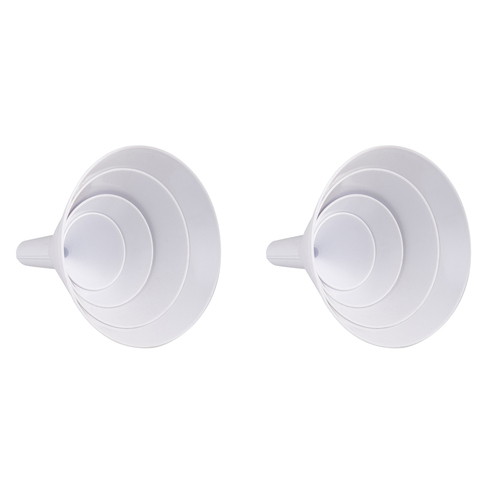 2x 4pc Appetito Pouring Funnels Home Kitchen Cooking White