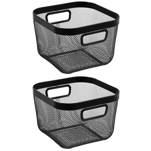 2PK Boxsweden Medium 24cm Mesh Storage Basket - Assorted