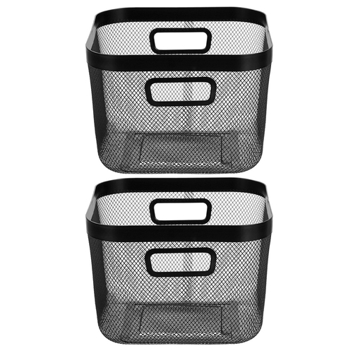 2PK Boxsweden Large 28cm Mesh Storage Basket - Assorted