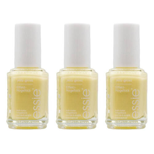 3PK Essie Nail Polish Colour Gloss Lacquer 13.5ml Buttercup Jelly 130 Manicure