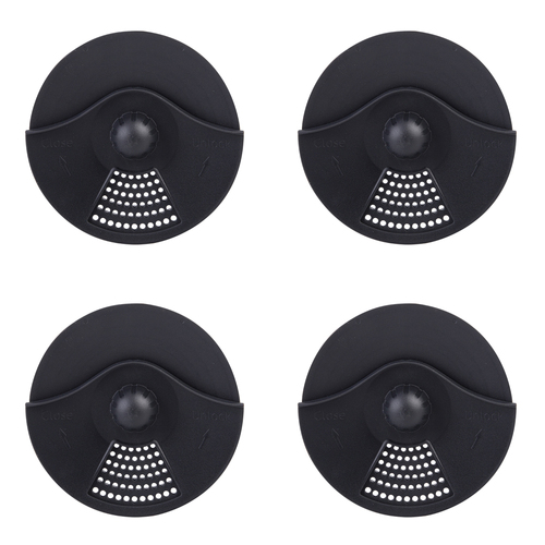 4PK Appetito Can Lid & Strainer Charcoal Home Kitchen Cooking