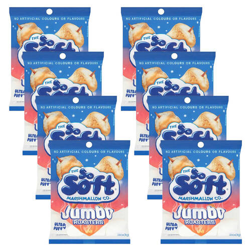 8PK The So Soft Marshmallow Co Roasters Marshmallows Lollies 300g Jumbo