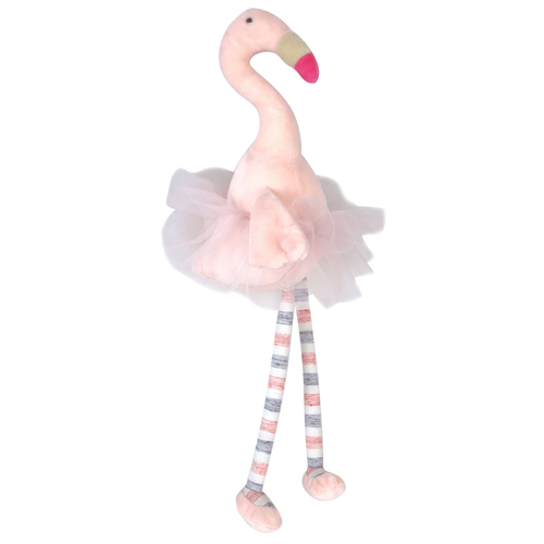 Ollie & Paige Flamingo In A Tutu Kids Stuffed Animal Toy 42cm