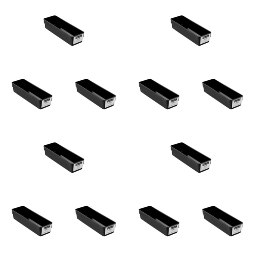 12PK Boxsweden Drawer Organiser Tray Rectangle 23x7.5cm - Assorted