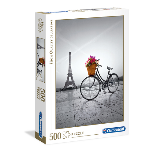 500pc Clementoni Romantic Promenade In Paris 49x36cm Jigsaw Puzzle 