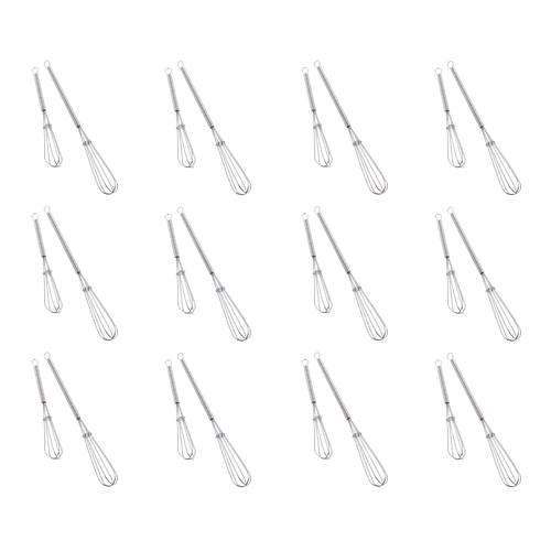 12x 2pc Appetito Whiskettes 12.5/18cm Home Kitchen Cooking Utensil
