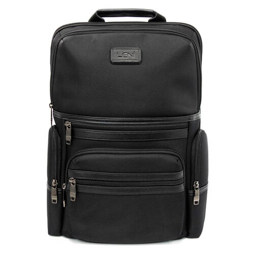 Leni Student/Traveler Backpack with Built-in USB Port - Black