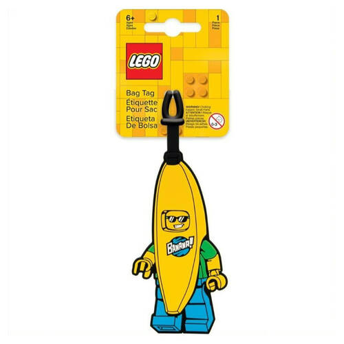 Lego Banana Man Tag Keychain Hanging Accessory Key Ring Bag Charm 6y+