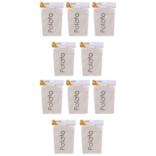 10PK Appetito Potato Storage bag 27.5x39cm