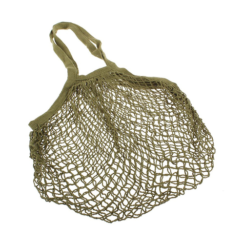 Sachi Long Handle Cotton String Grocery Bag Avocado