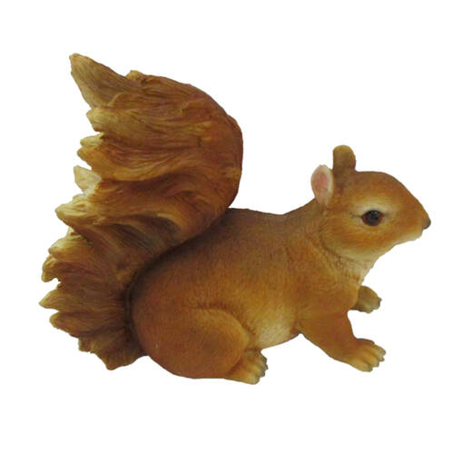 Esschert Design Squirrel Statue Large Animal Ornament Brown