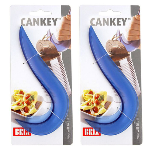 2PK Brix Cankey Ring Pull Can Opener Frost Blue