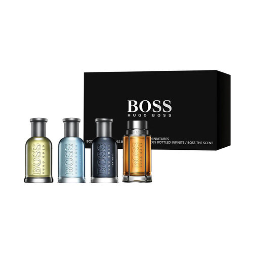 4pc Hugo Boss Collectible Minitures Fragrance Bottles EDT