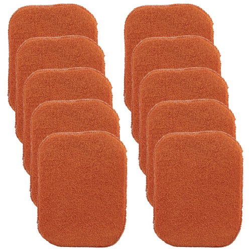10PK Appetito Eco Scrubber 12x16.5cm Universal Scrub Sponge Assorted