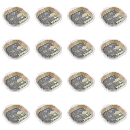 800pc Lemon & Lime Air Fryer Liner 20x4.5cm Square - Brown