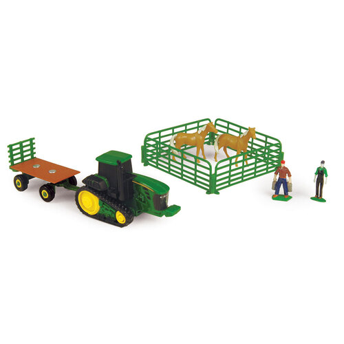 10pc Light Brown Horse Farm Set