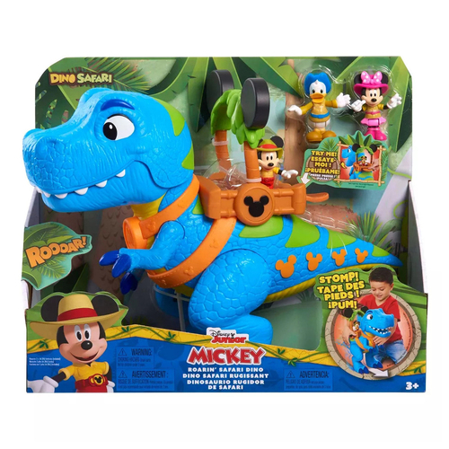 Disney Junior Mickey Mouse Giant Roarin' Dino Toy Playset 40cm 3+