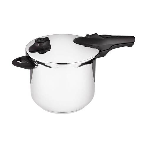 Tramontina Pressure Cooker Stainless Steel w/ Steamer Basket Fast Cooking 6L