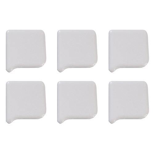 6PK R&M Nylon Super Scraper Cooking Utensil Kitchenware - White