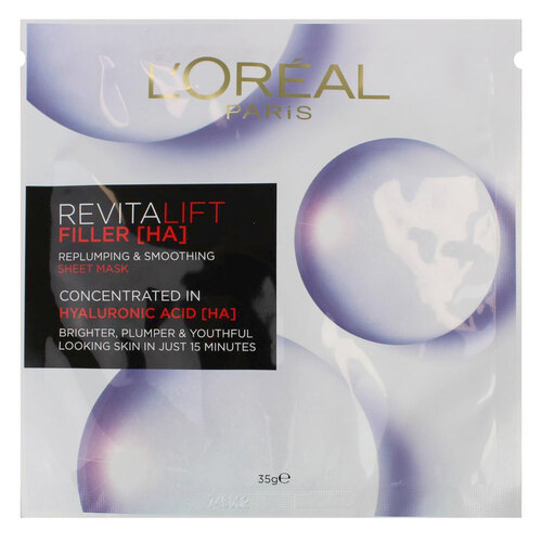 Loreal Paris 35g Revitalift Filler Sheet Mask Replumping & Smoothing