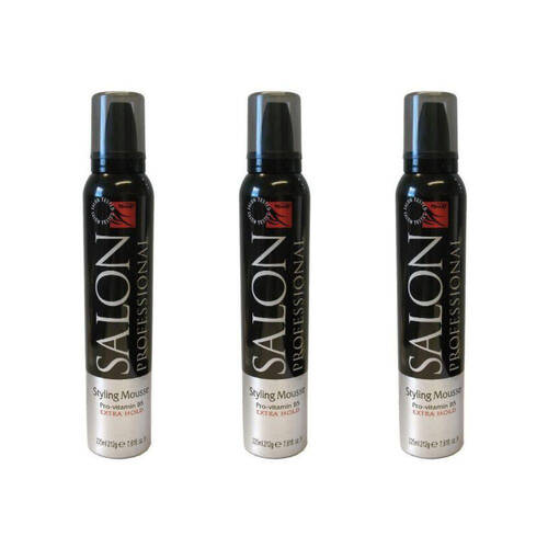 3PK Minuet Salon Professional Styling Mousse 225ml For All Hair Types