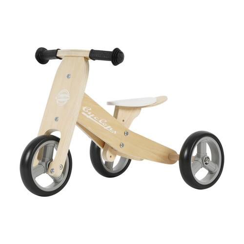 Cyclops 2-in-1 Wooden Trike & Balance Bike Kids Ride on Toy 18-36 Months
