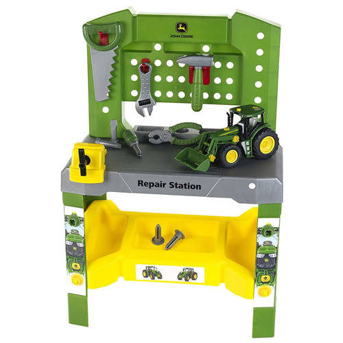 John Deere Repair Station w/ Tractor