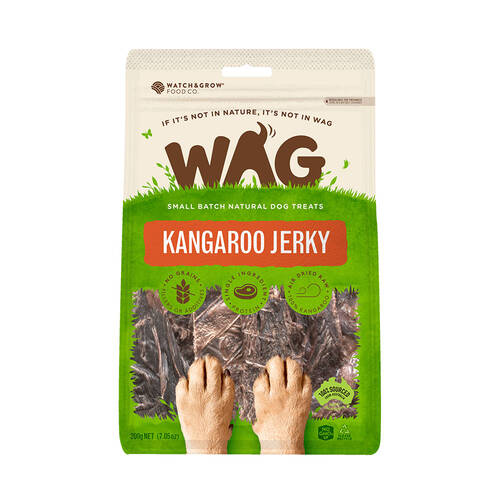 Wag Dog Treats Kangaroo Jerky 200g