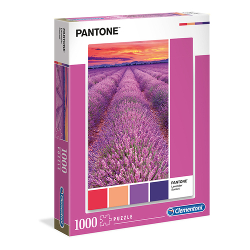1000pc Clementoni Pantone Lavender Sunset 69x50cm Jigsaw Puzzle