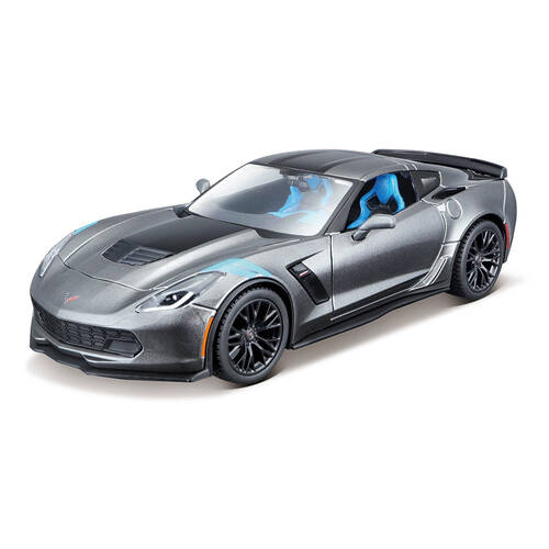 Maisto Tech 1:24 2017 Corvette Grand Sport Die Cast Metal Model Kit