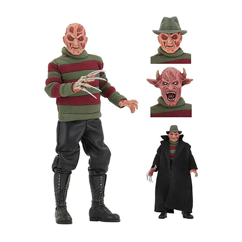 Neca Nightmare On Elm Street Freddy 8'' Clothed Figure Playset Toy 17+