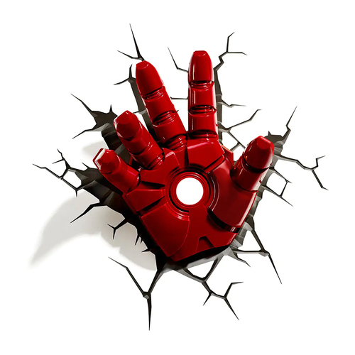 Marvel Avengers Iron Man 3D Wall Light Up Hand